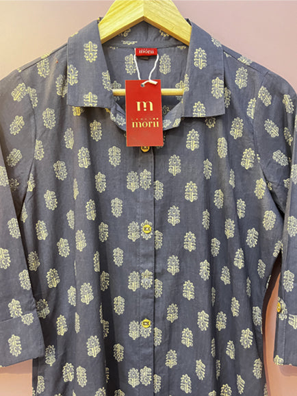 Long A Line Handblock Print Kurti