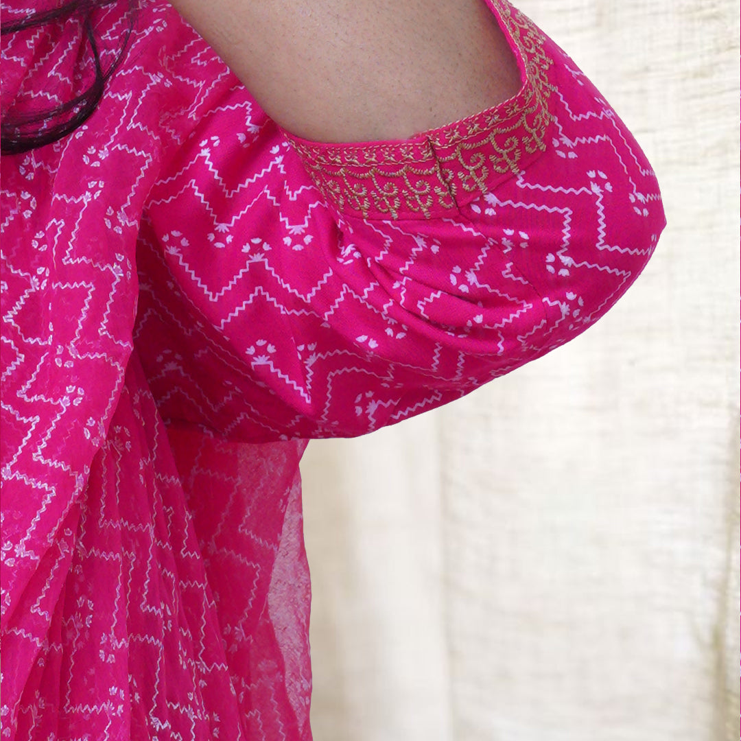 Sharara Set NOOR- Rani Pink