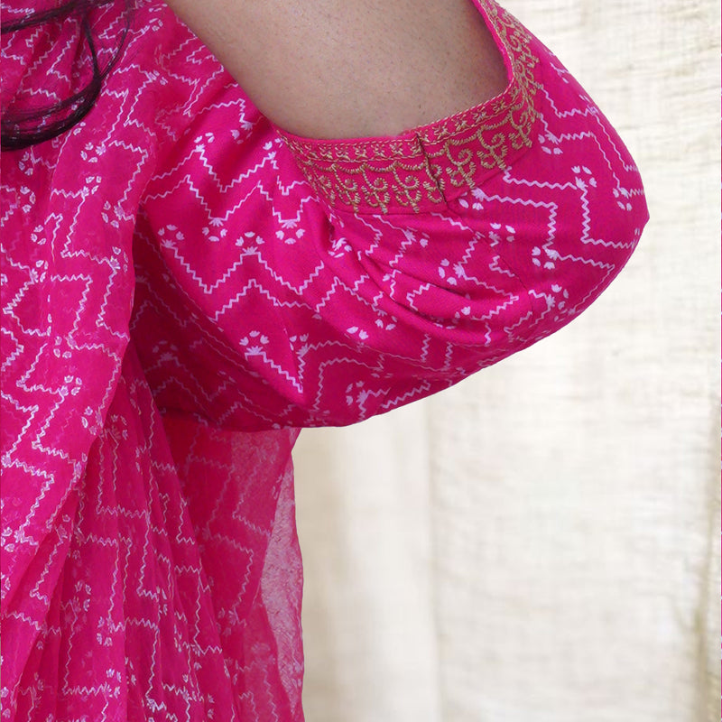 Sharara Set NOOR- Rani Pink