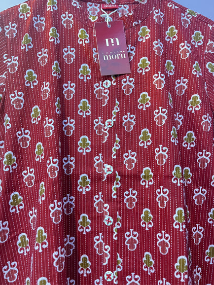 Handblock print Short Kurti