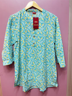 Handblock Print Short Kurti