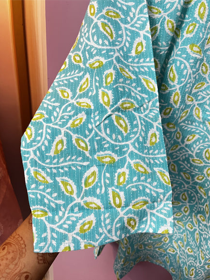 Handblock Print Short Kurti