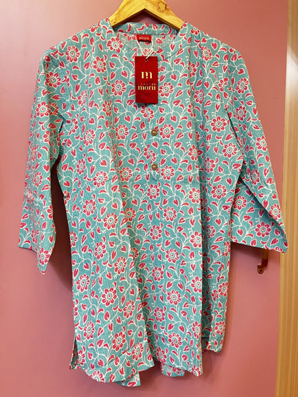 Handblock Print Short Kurti