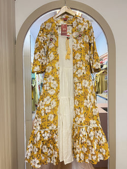Yellow Shrug Dress