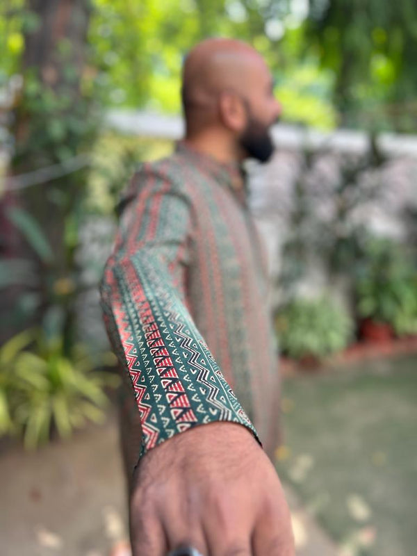 Stripe long kurta