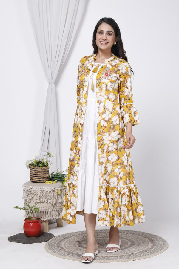 Yellow Shrug Dress